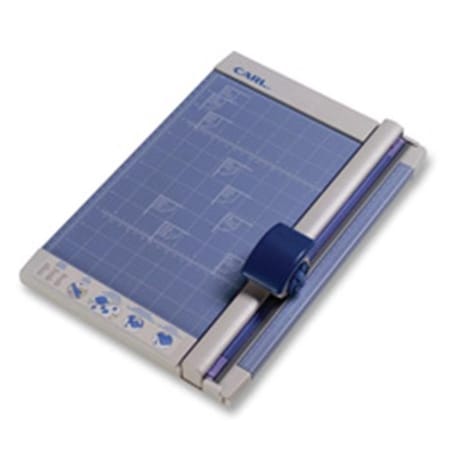 Carl Manufacturing Carl Manufacturing CUI12200 Rotary Trimmer- Trims 10 Sheets- 12in. Cutting Length- Gray CUI12200